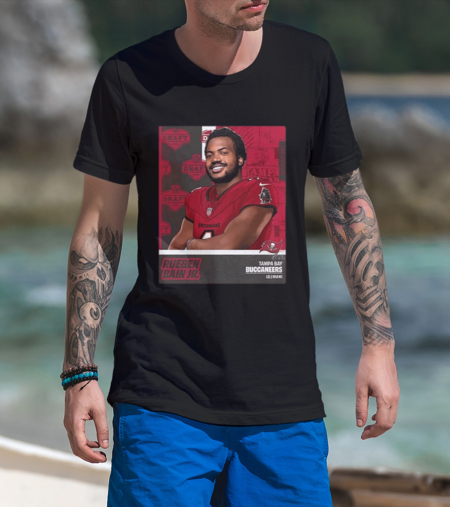 Tampa Bay Buccaneers Rueben Bain Jr Draft Round 1 Pick 15 LB Miami 2026 T-Shirt