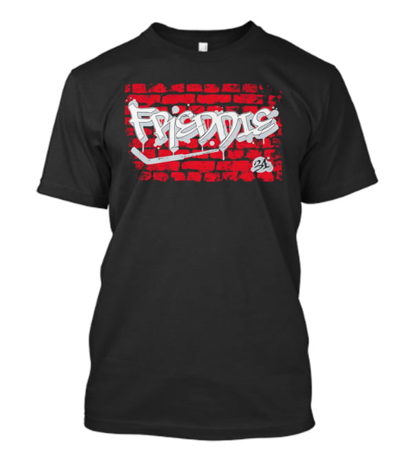 Frederik Andersen Freddie 31 Carolina Hurricanes Brick Wall Graffiti T-Shirt