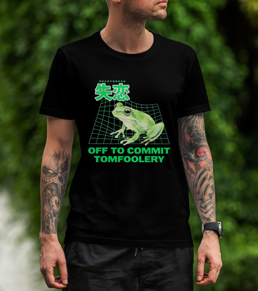 Off To Commit Tomfoolery Frog T-Shirt