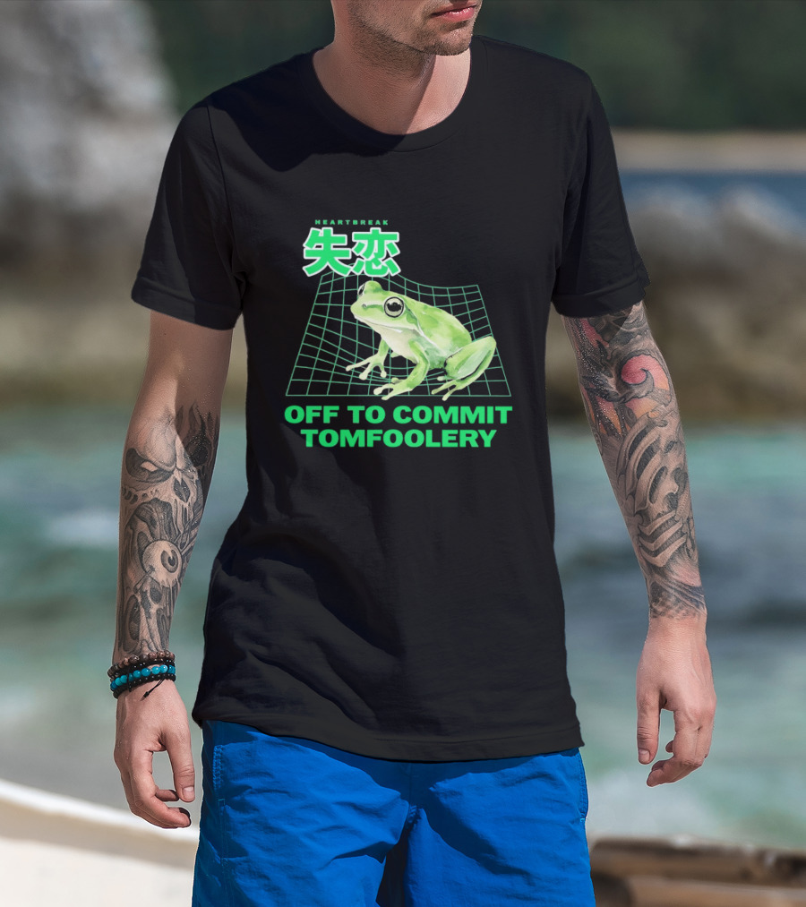 Off To Commit Tomfoolery Frog T-Shirt