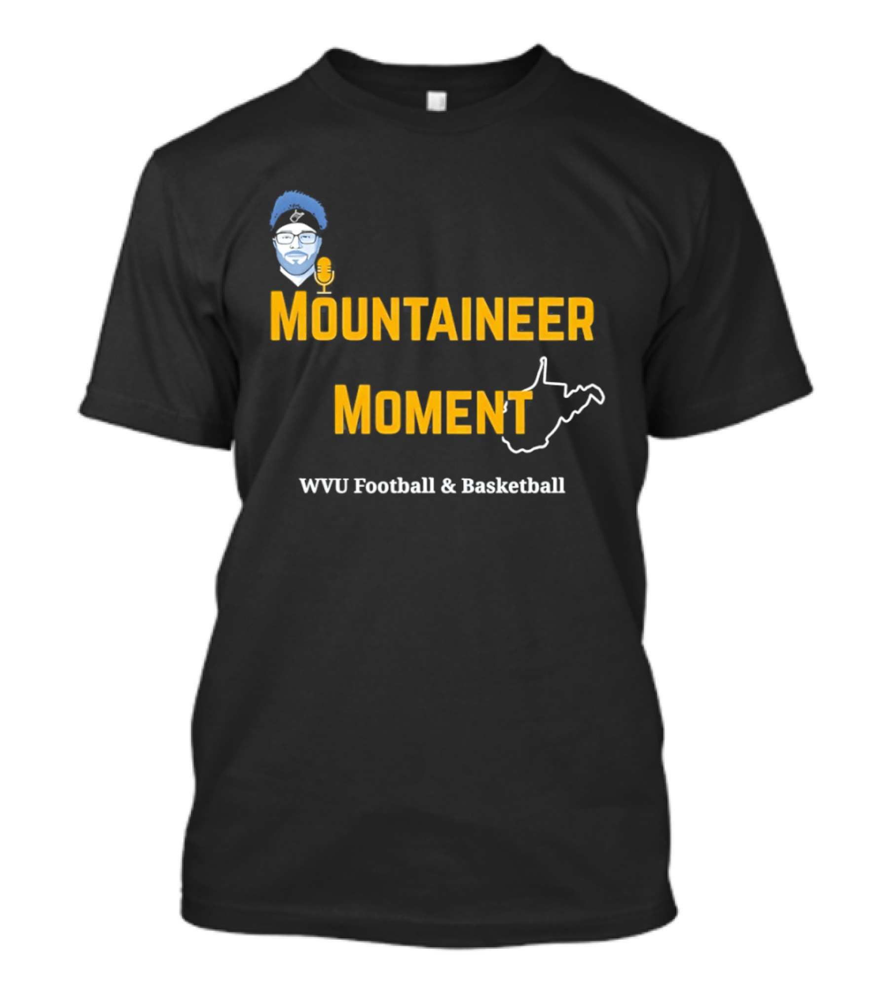 West Virginia Mountaineer Moment WVU Football And Basketball T-Shirt