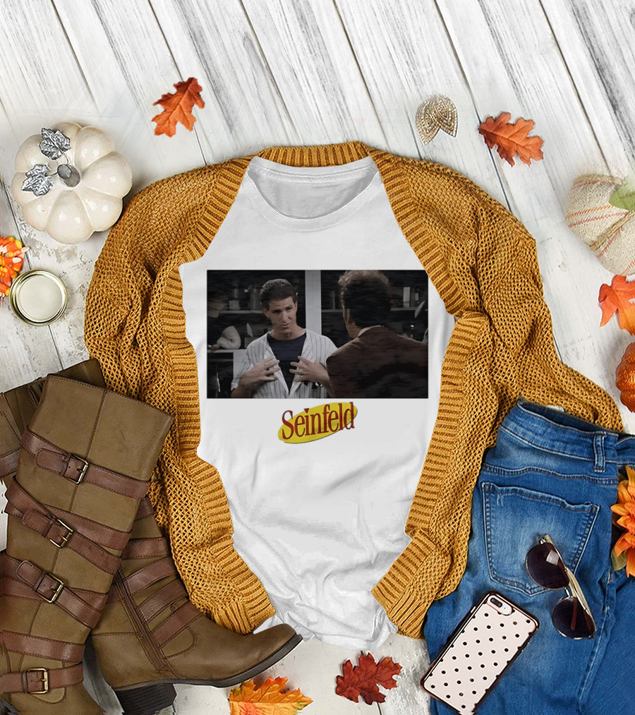 Seinfeld Kramer O'Neill Yankees Crossover Scene T-Shirt