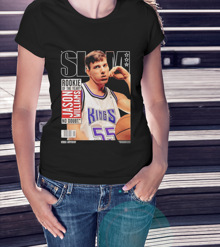 Jason Williams Rookie Of The Year No Doubt Sacramento Kings Slam Cover NBA T-Shirt
