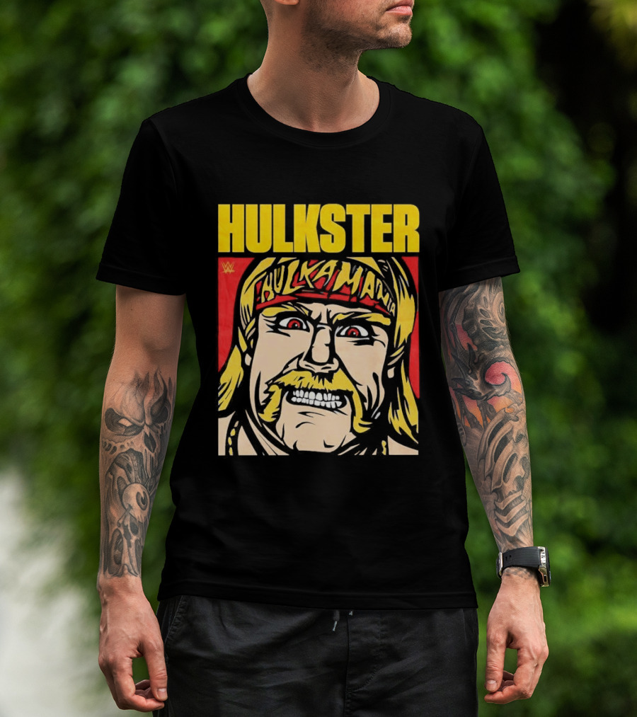 WWE Hulkster Hulkamania Cartoon T-Shirt