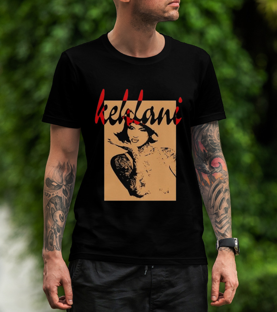 Kehlani 2026 Album Tattoo Art Style Monochrome T-Shirt