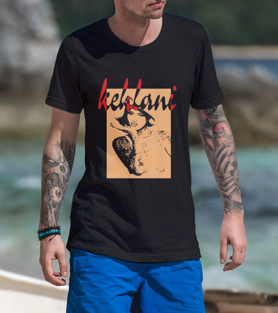 Kehlani 2026 Album Tattoo Art Style Monochrome T-Shirt