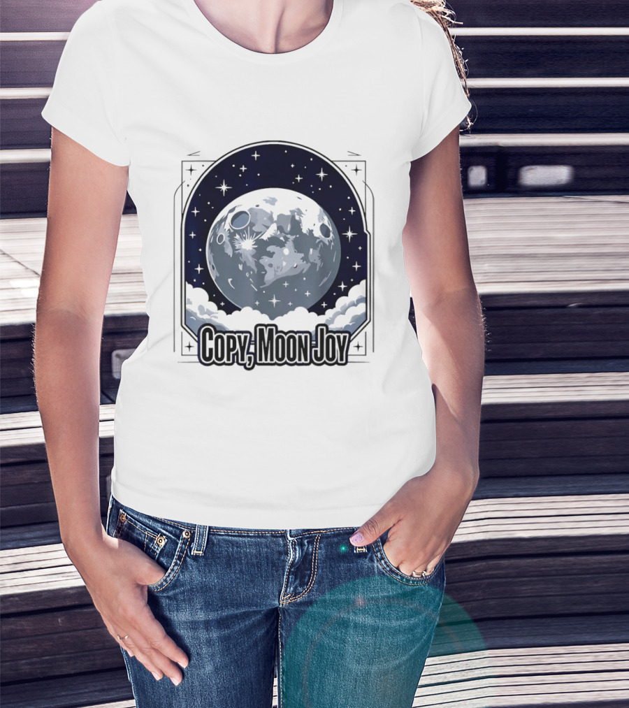 Copy Moon Joy Lunar Moon Celestial Artistry T-Shirt