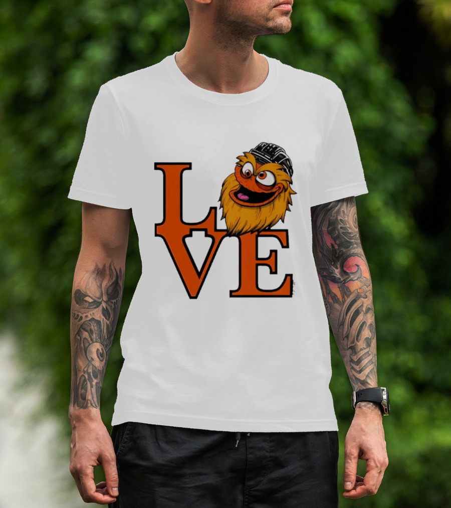 Philadelphia Flyers Gritty Love NHL Hockey 2026 T-Shirt