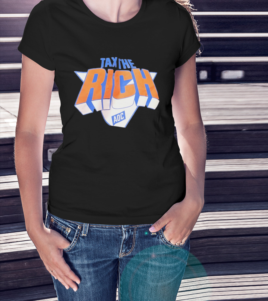 Tax The Rich AOC New York Knicks T-Shirt