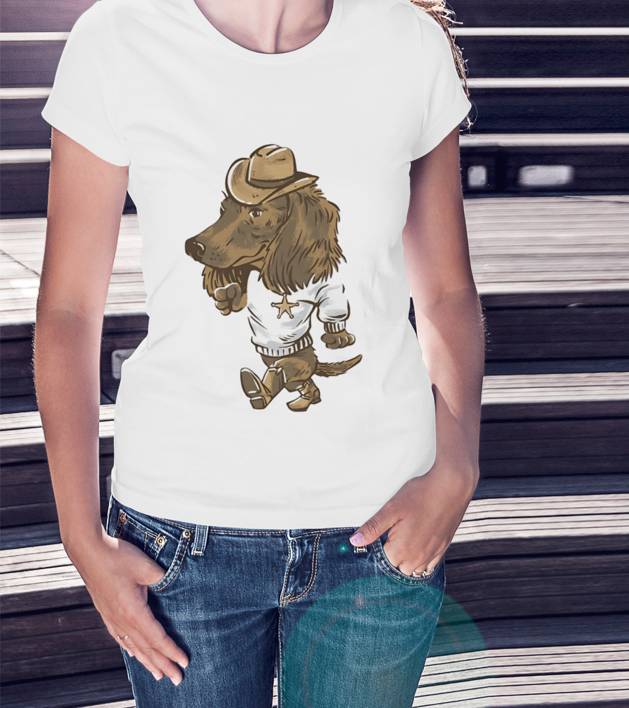 Starkville Derby 2026 Cowboy Dachshund Weenie Deputy Star T-Shirt
