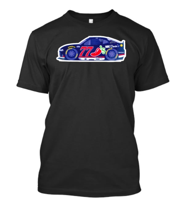 2026 Nascar Carson Hocevar 77 Chilis Ride The Dente Spectrum Racing Car T-Shirt