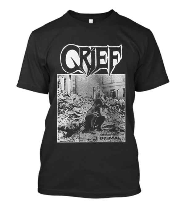 Crief Dismal Vintage Illustration With Forest And Figure T-Shirt