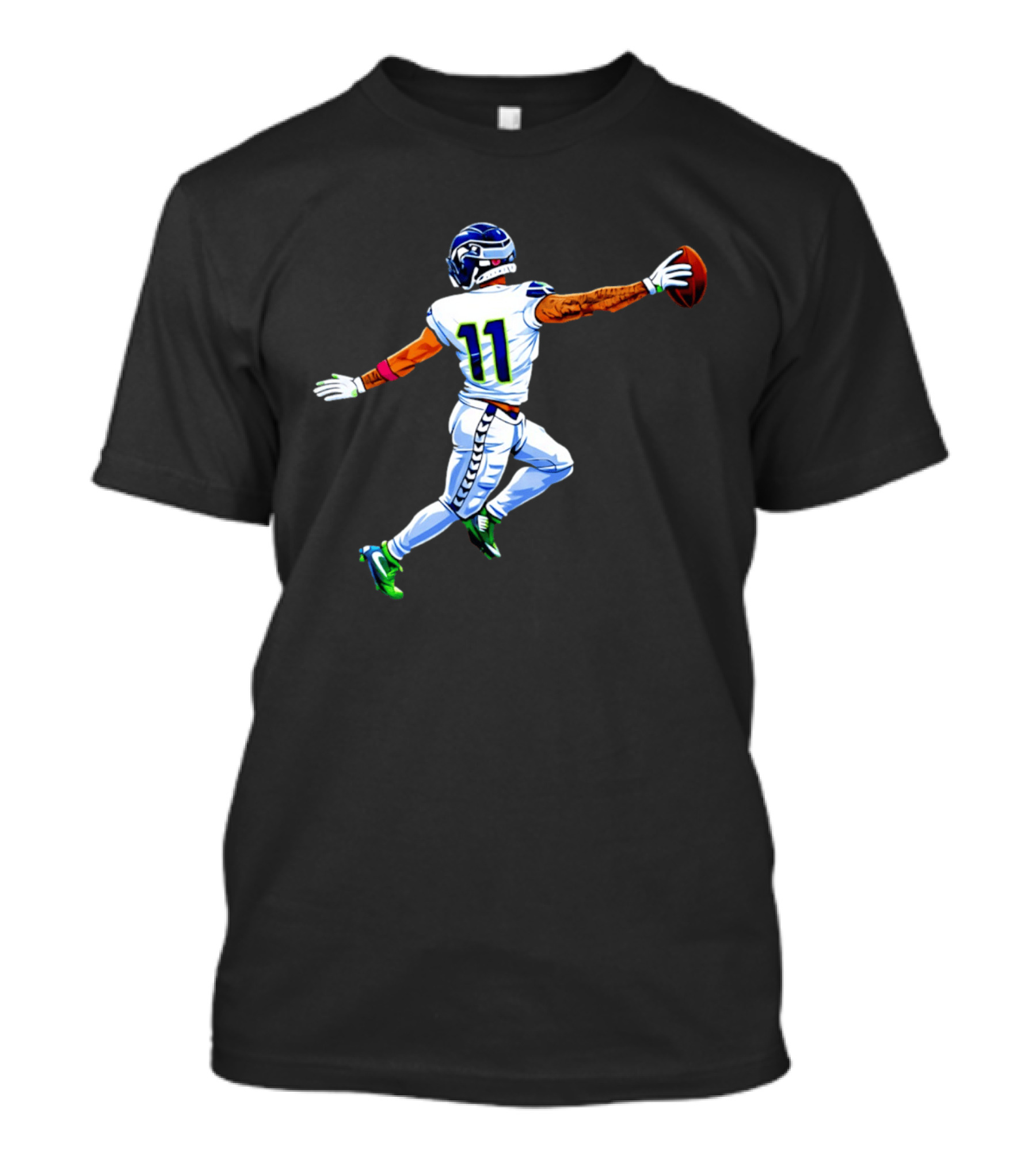 Jaxon Smith Njigba Seahawks Touchdown Celebration Number 11 Football Play T-Shirt