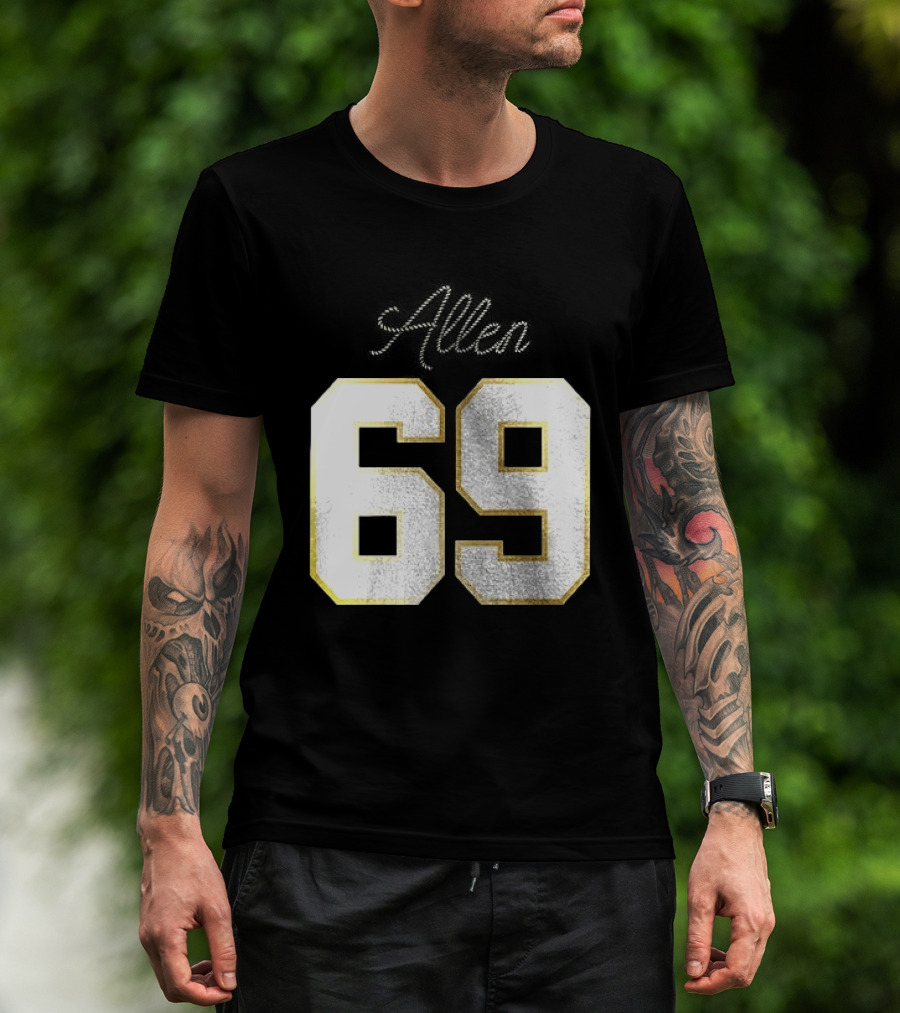 Minnesota Vikings Jared Allen 69 Class Of Legends T-Shirt