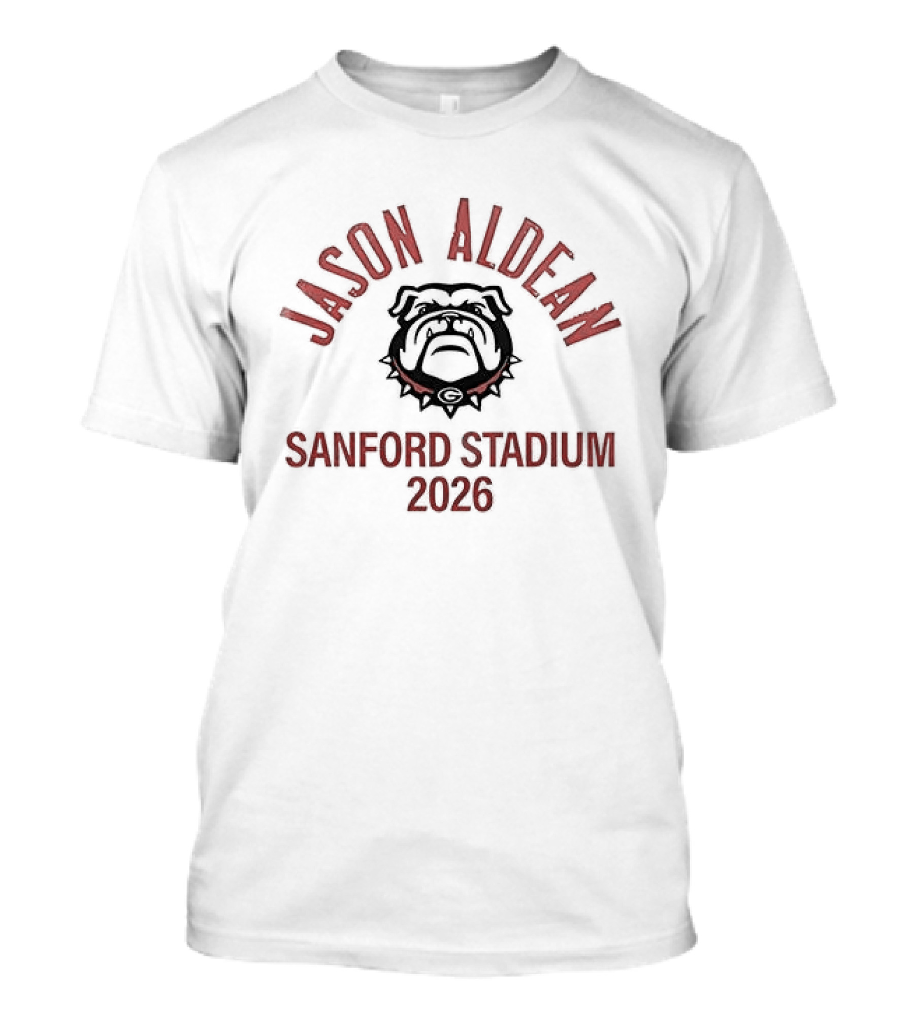 Jason Aldean Sanford Stadium 2026 Bulldog T-Shirt