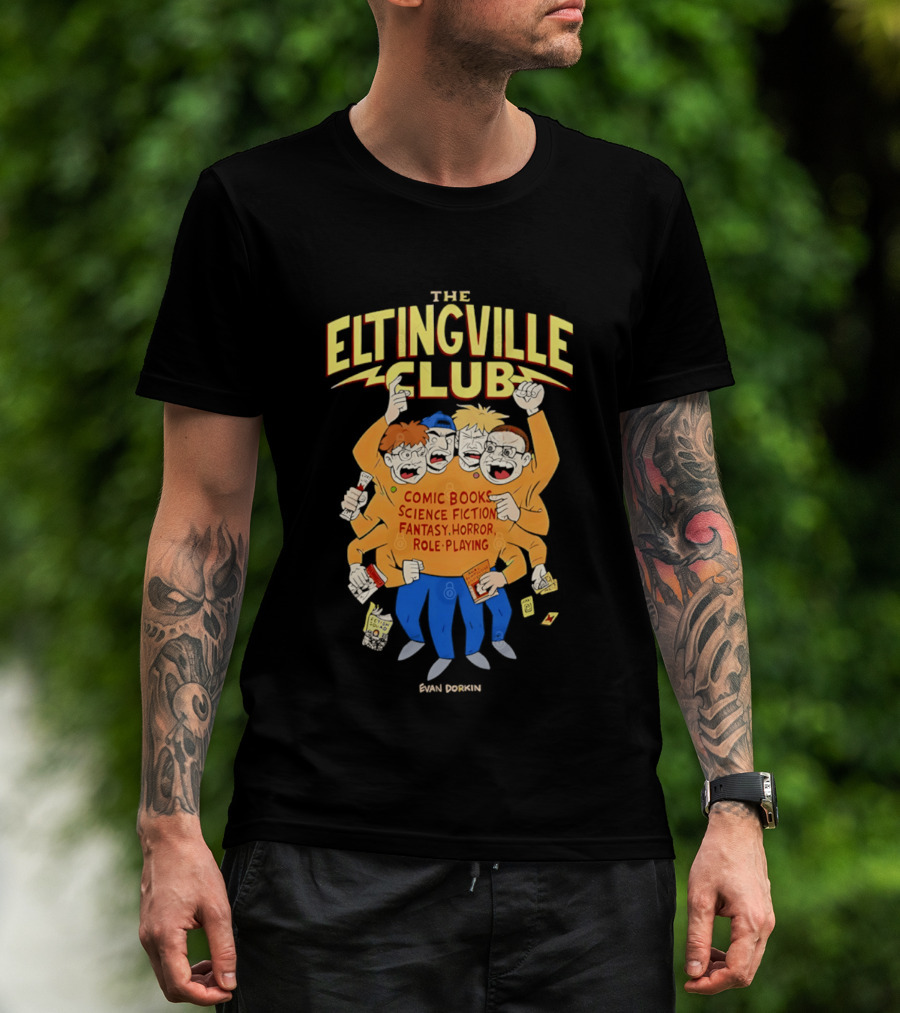 The Eltingville Club Comic Books Science Fiction Fantasy Horror Role Playing Evan Dorkin T-Shirt