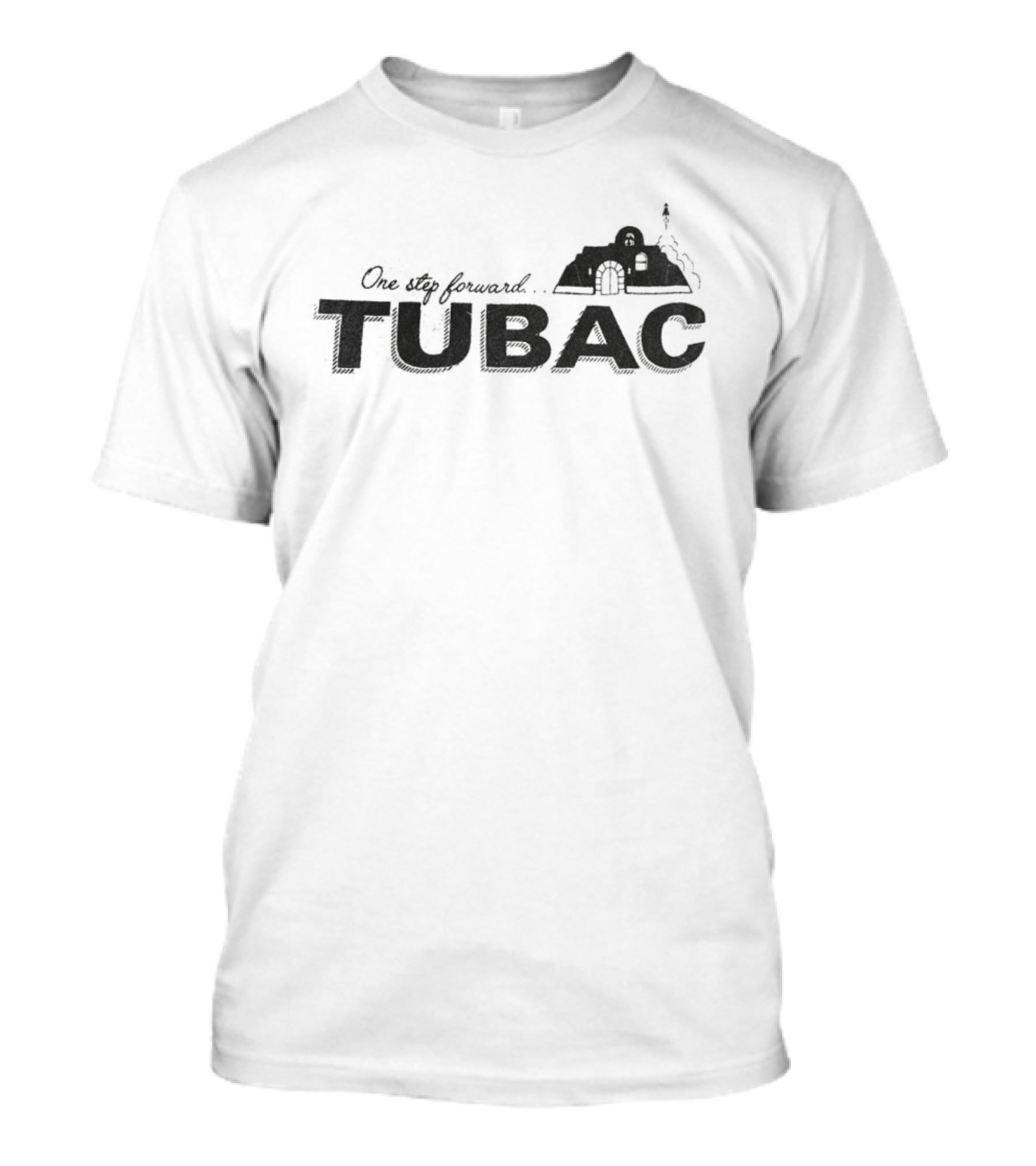 One Step Forward Tubac Mission Building T-Shirt
