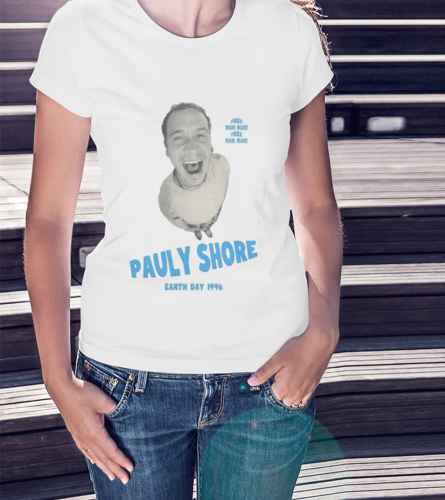 Pauly Shore Free Mahi Mahi Earth Day 1996 T-Shirt