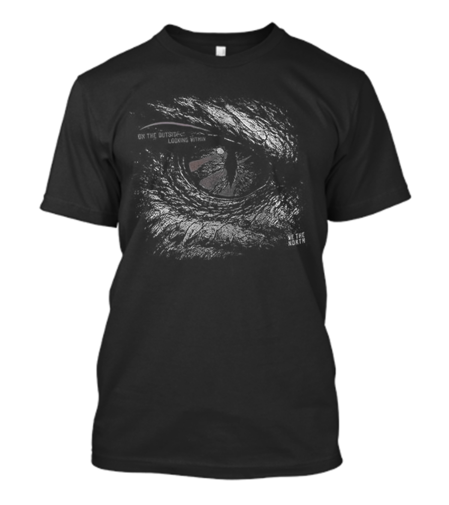 Toronto Raptors On The Outside Looking Within We The North Eye Sketch T-Shirt