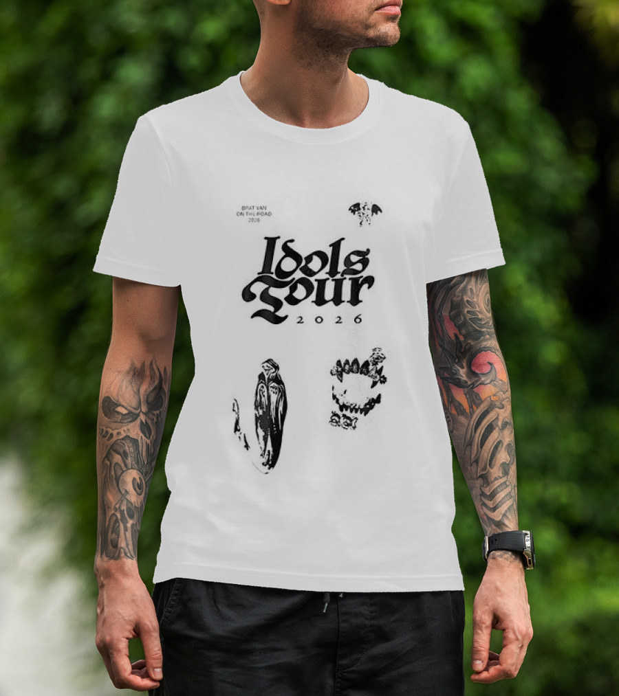 Yungblud Idols The World Tour Dates Look South Drink North T-Shirt