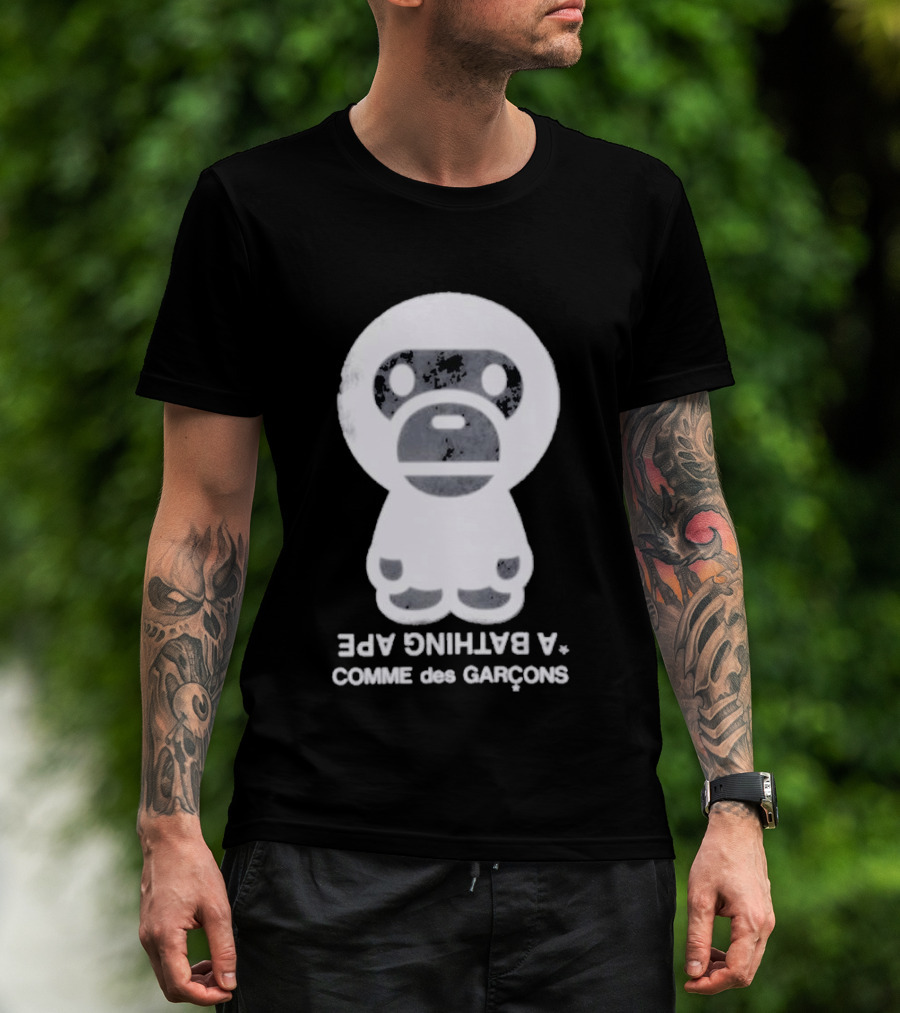 Comme Des Garçons A Bathing Ape Baby Milo Collectible Black Set T-Shirt