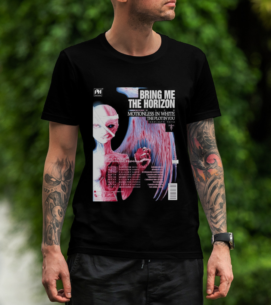 Bring Me The Horizon The Third Ascension Program Fall Tour 2026 Canada Dates T-Shirt