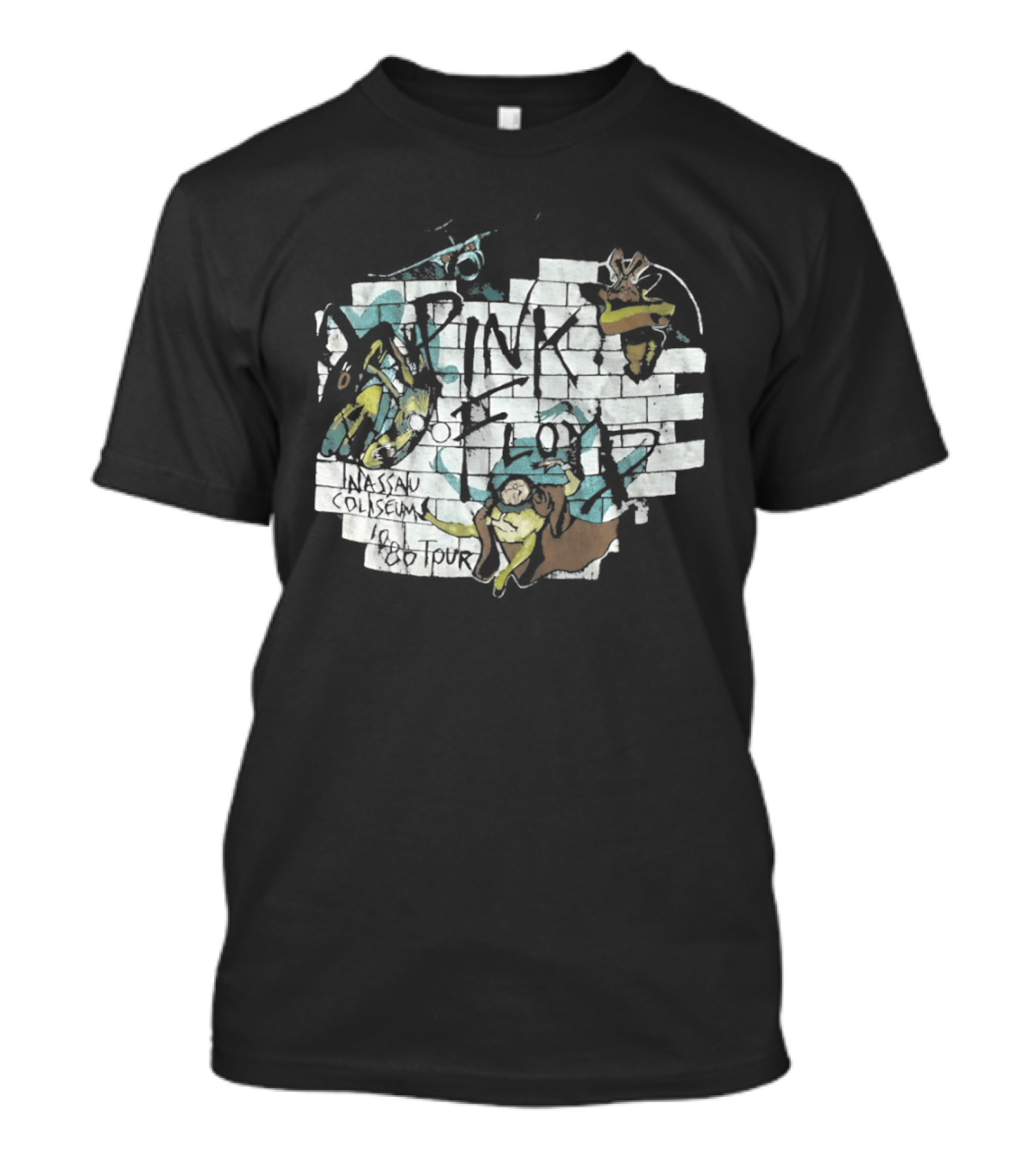Pink Floyd The Wall Nassau Coliseum 1980 Tour T-Shirt