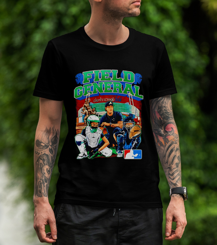 Field General Charles Schwab Field Baseball Player 0002 T-Shirt