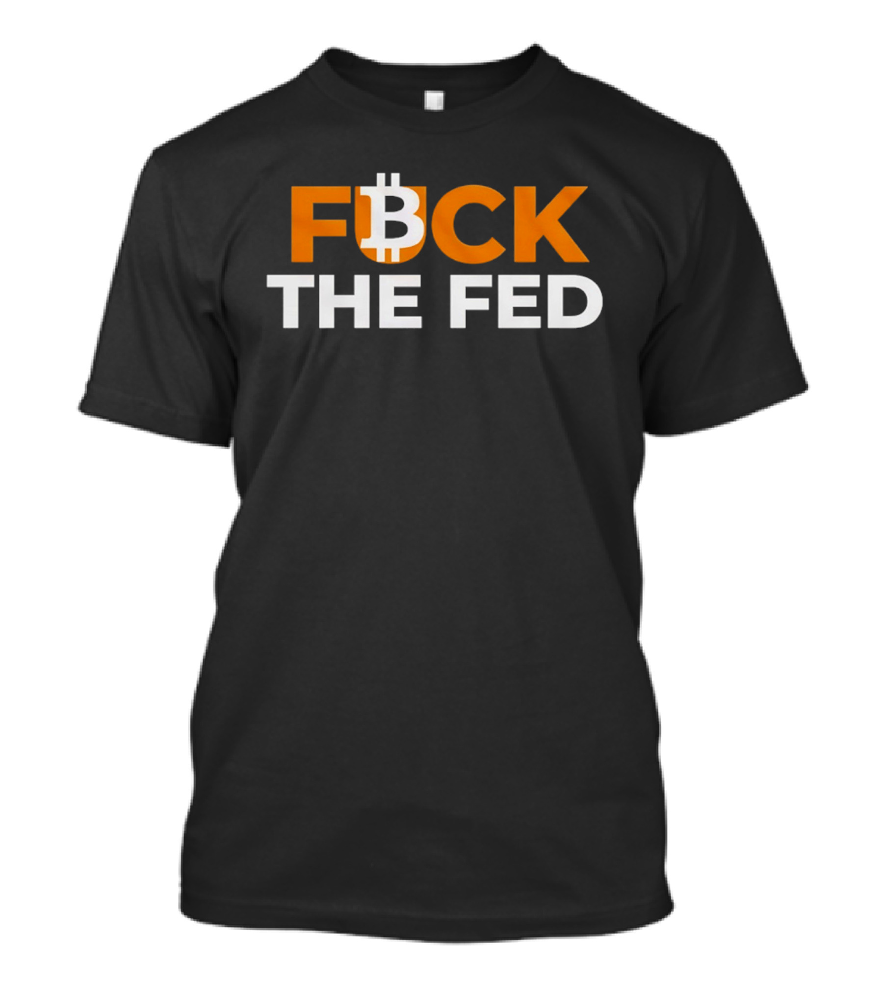 Fuck The Fed Bitcoin Logo Protest T-Shirt
