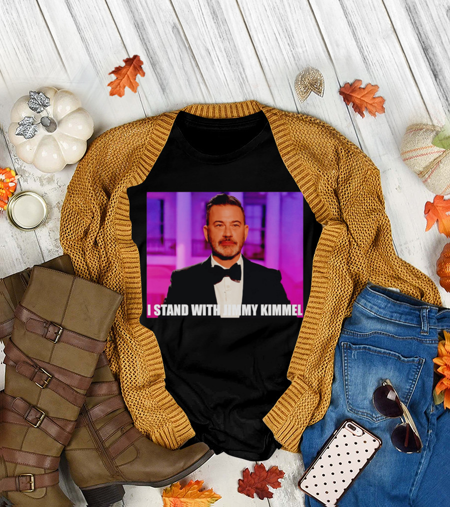 I Stand With Jimmy Kimmel Against Melania Trump T-Shirt