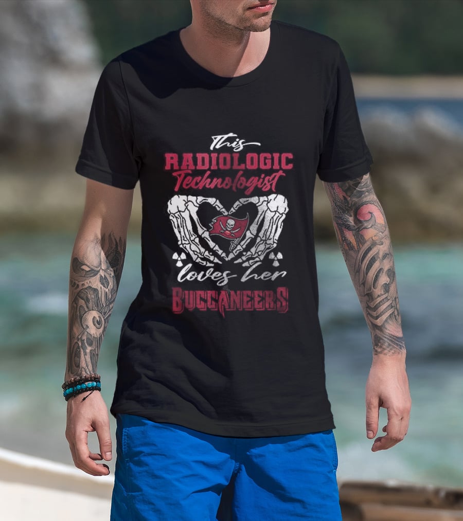 Tampa Bay Buccaneers Radiologic Technologist Loves Her Skeleton T-Shirt