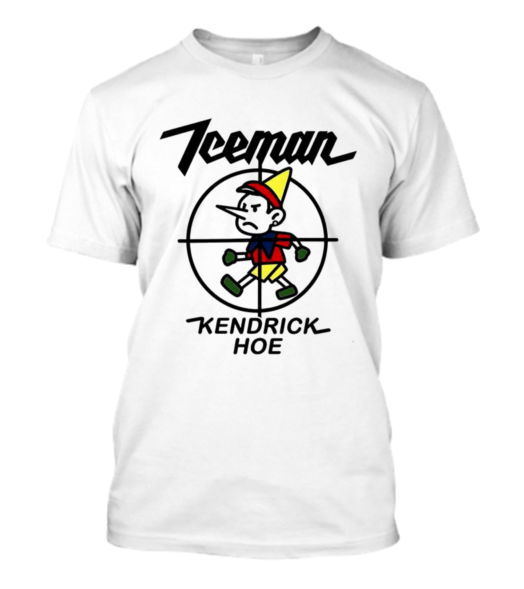 Teeman Kendrick Hoe Pinocchio Crosshairs T-Shirt