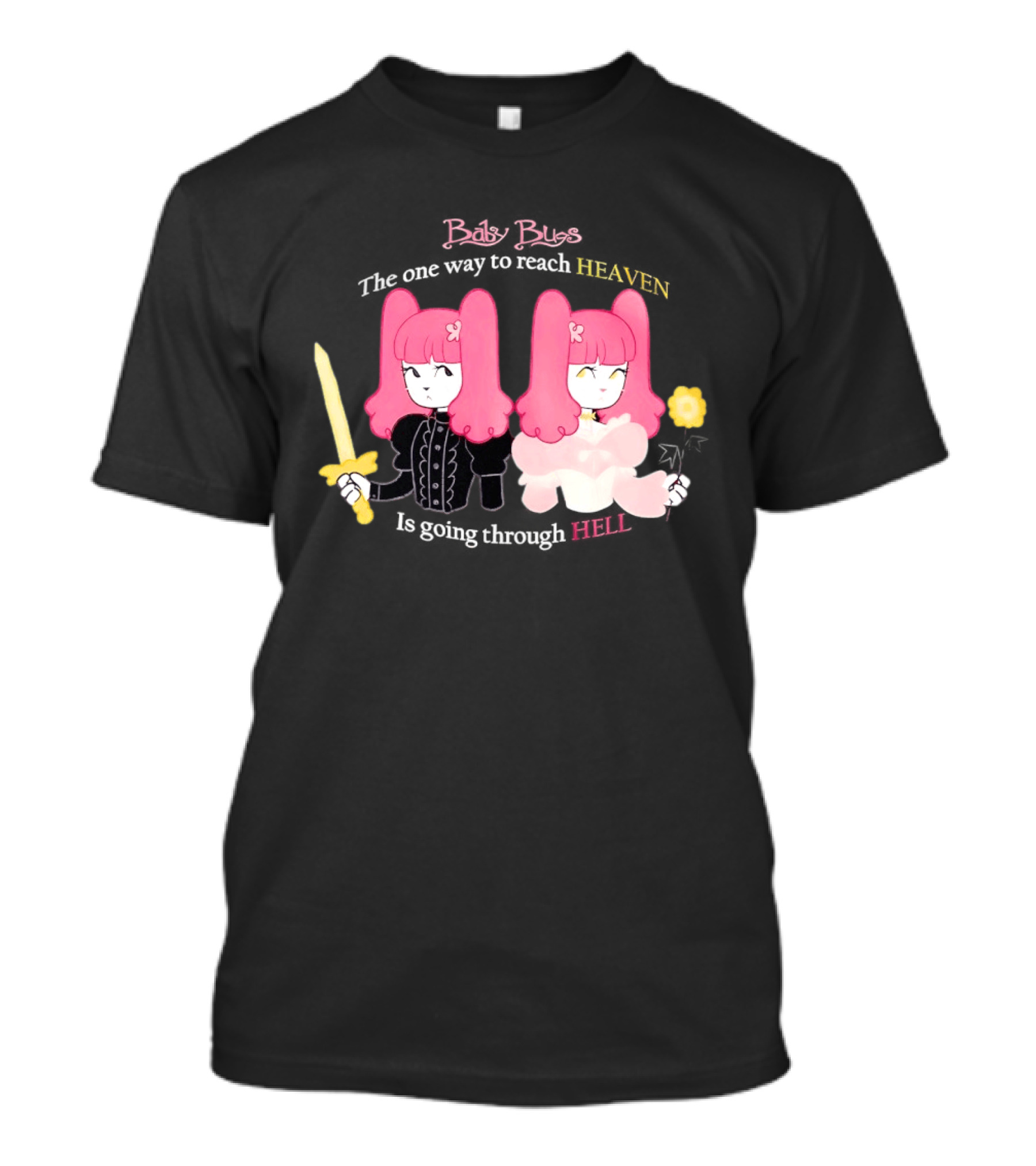 Baby Bugs Duality Journey To Heaven And Hell T-Shirt