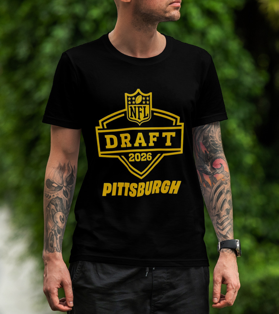 Pittsburgh NFL Draft 2026 Football Steelers T-Shirt
