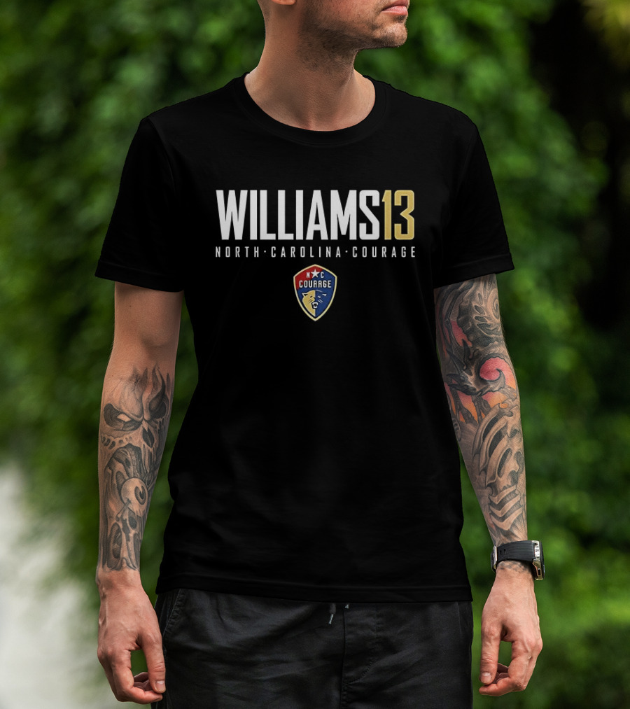 WILLIAMS 13 North Carolina Courage NC T-Shirt