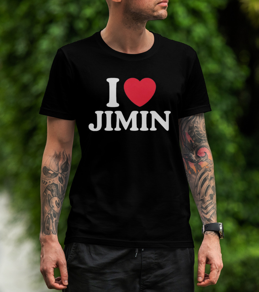 I Love Jimin BTS KPop Lover Fan T-Shirt