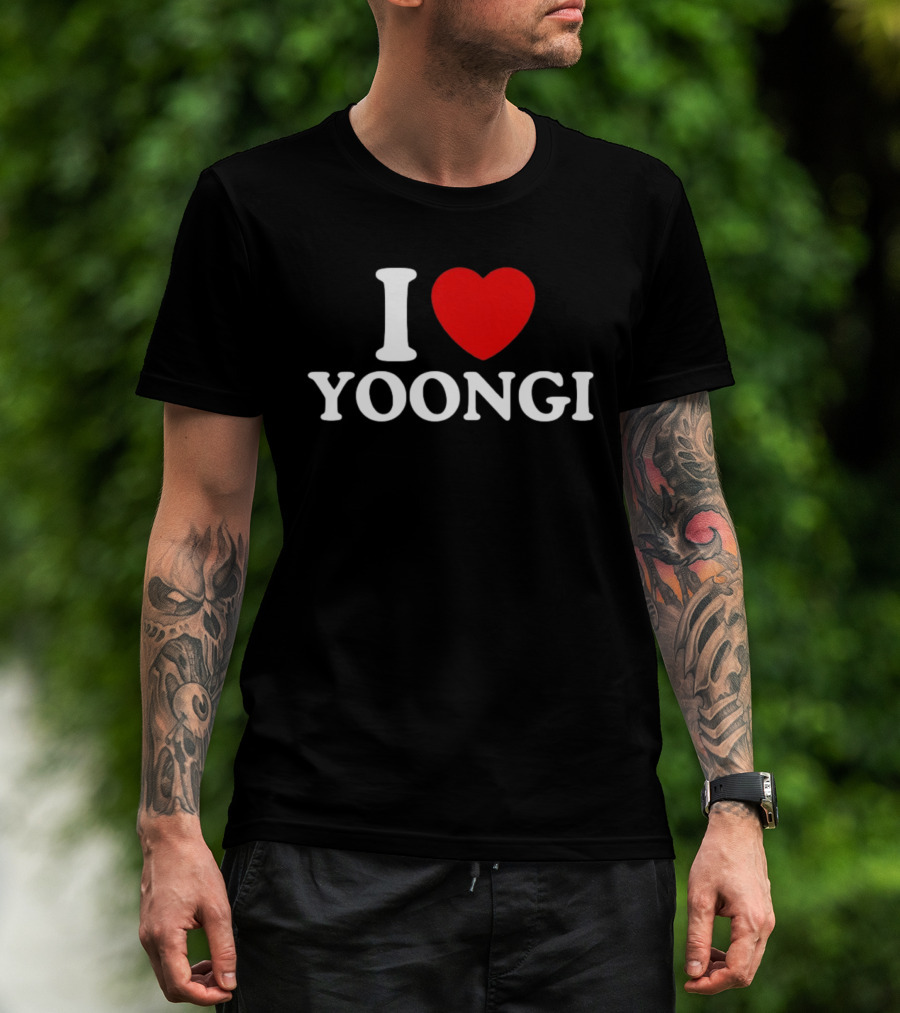 I Love Yoongi BTS Fan T-Shirt