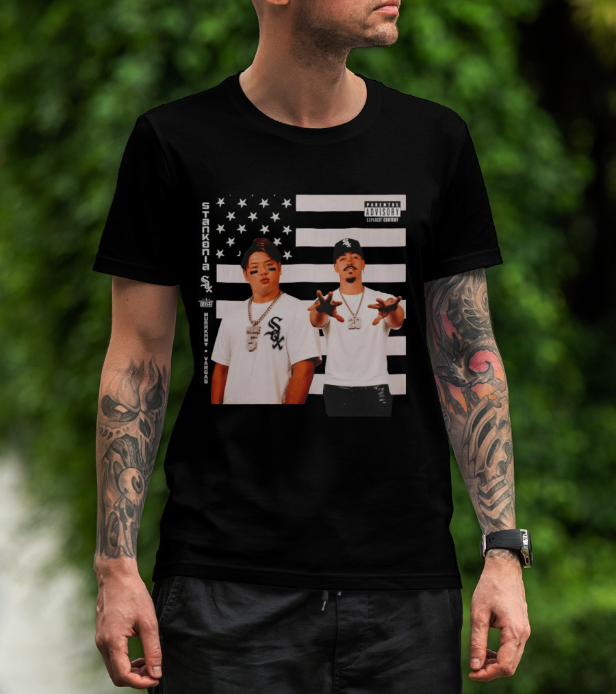 Murakami Munetaka Miguel Vargas Chicago White Sox Baseball American Flag Advisory 5 20 T-Shirt