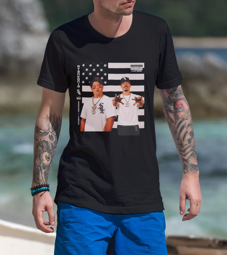 Murakami Munetaka Miguel Vargas Chicago White Sox Baseball American Flag Advisory 5 20 T-Shirt