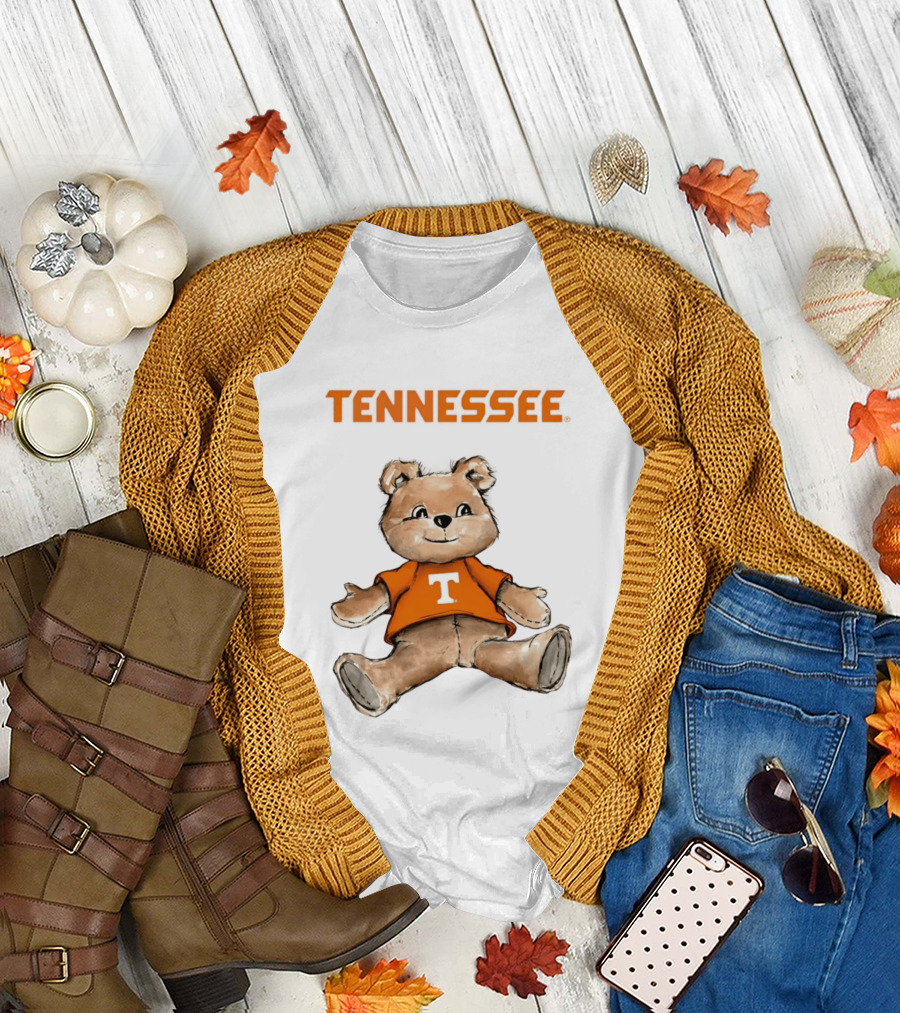Tennessee Volunteers Teddy Bear Orange T T-Shirt