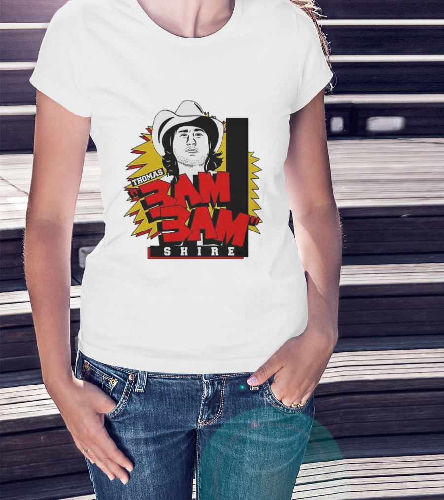 Thomas Shire 3AM 3AM Cowboy Hat Portrait Burst T-Shirt