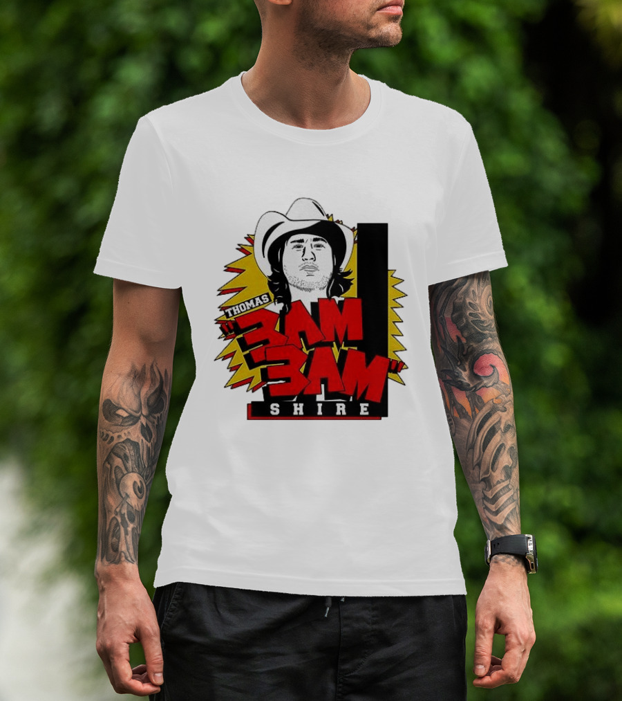 Thomas Shire 3AM 3AM Cowboy Hat Portrait Burst T-Shirt