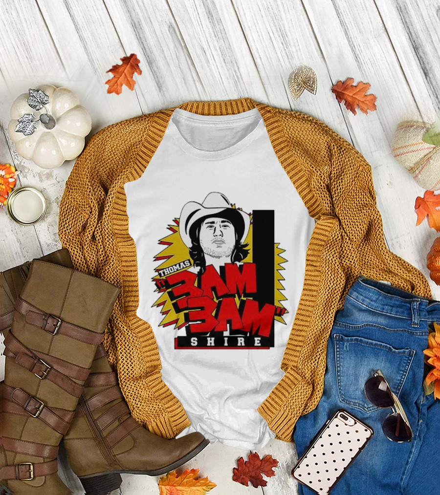 Thomas Shire 3AM 3AM Cowboy Hat Portrait Burst T-Shirt