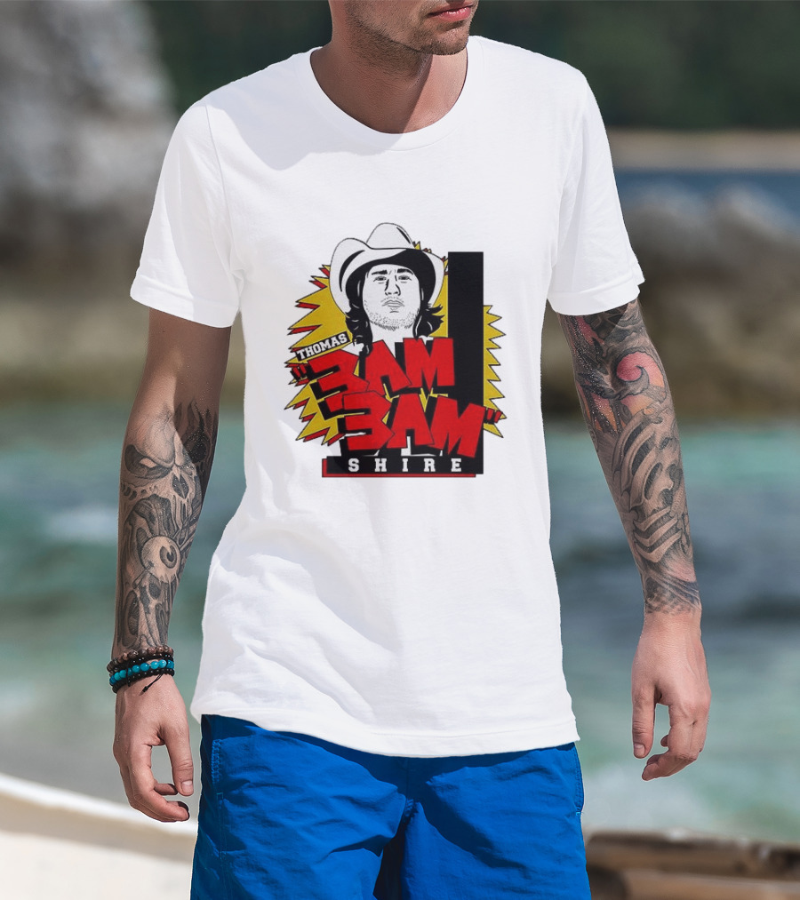 Thomas Shire 3AM 3AM Cowboy Hat Portrait Burst T-Shirt