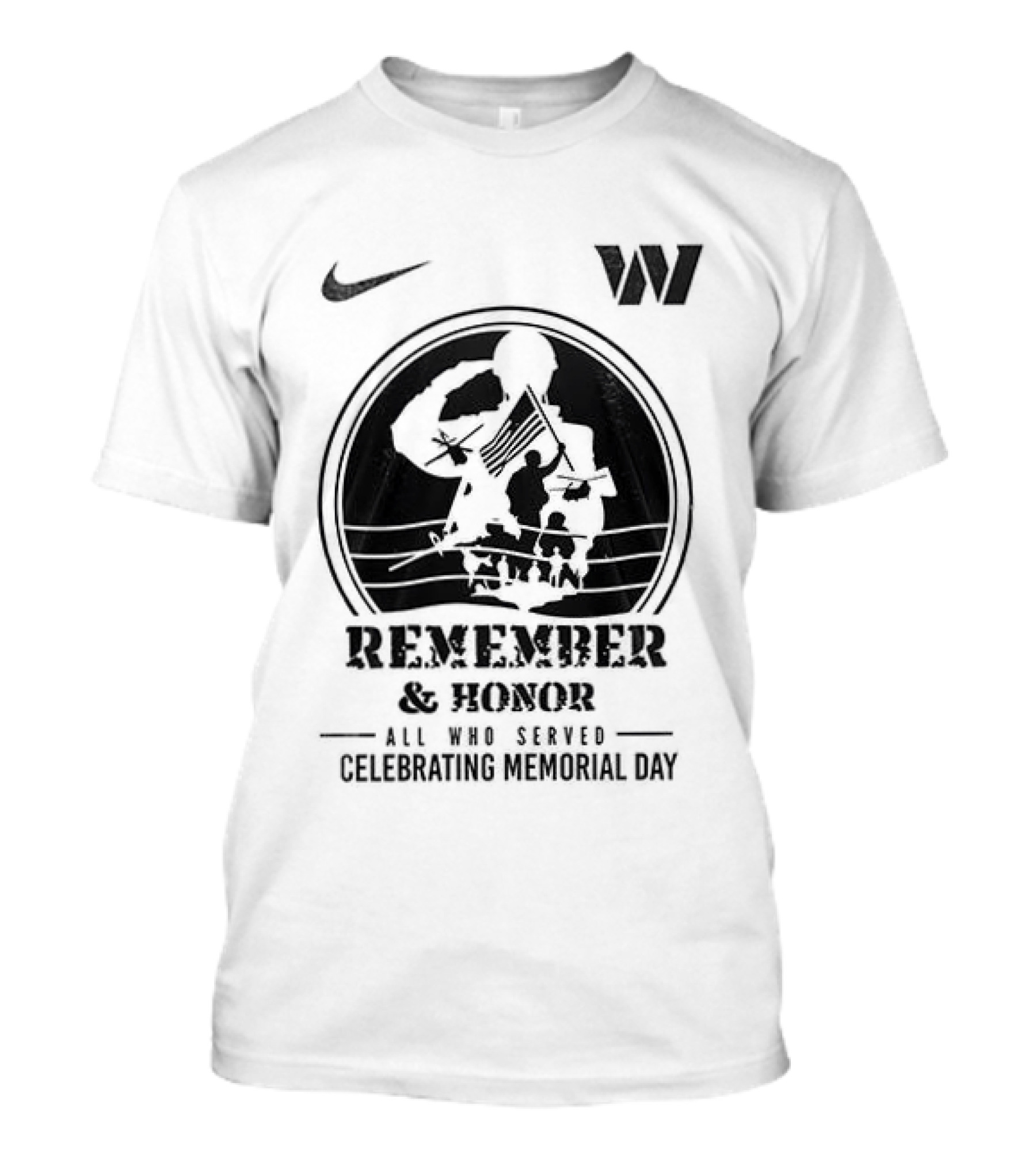 Nike Washington Commanders Remember And Honor All Gave Some Celebrating Memorial Day T-Shirt