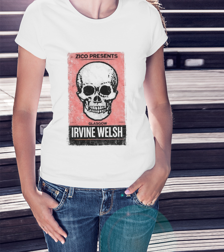 Zico Presents Irvine Welsh Glasgow Skull Red T-Shirt