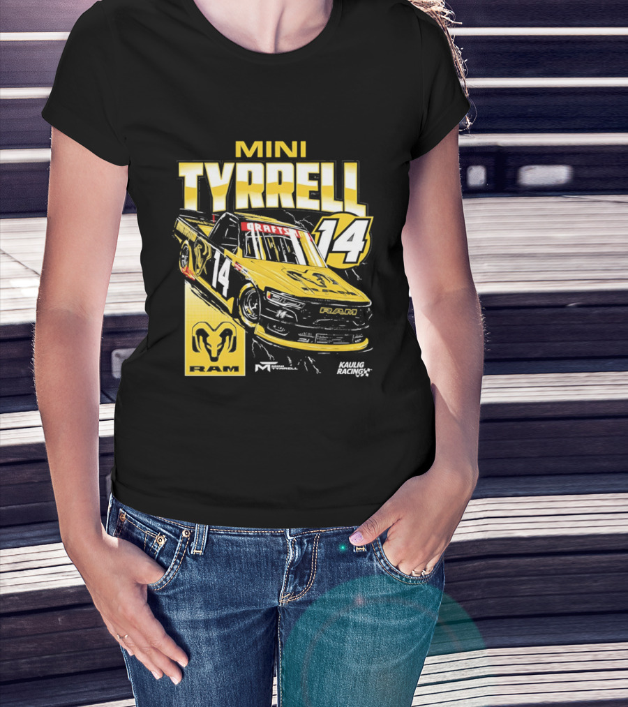 Mini Tyrell Kaulig Racing Ram NASCAR Craftsman 14 Car T-Shirt