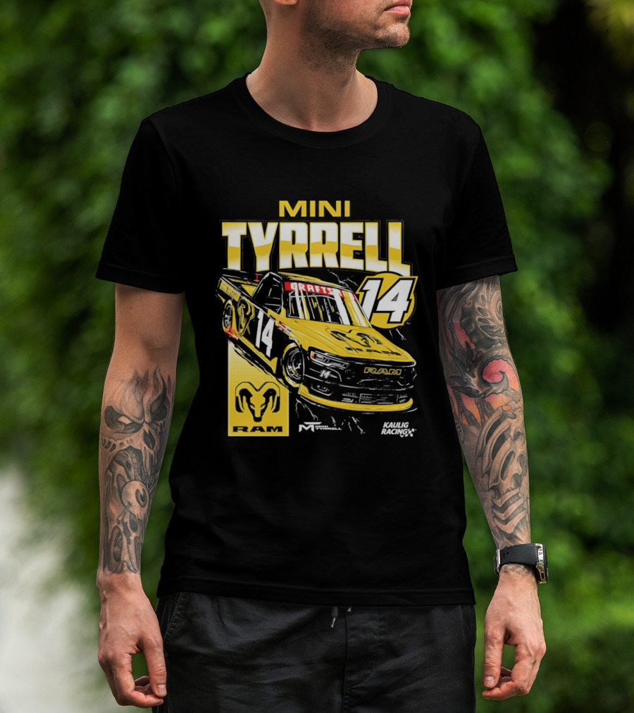 Mini Tyrell Kaulig Racing Ram NASCAR Craftsman 14 Car T-Shirt