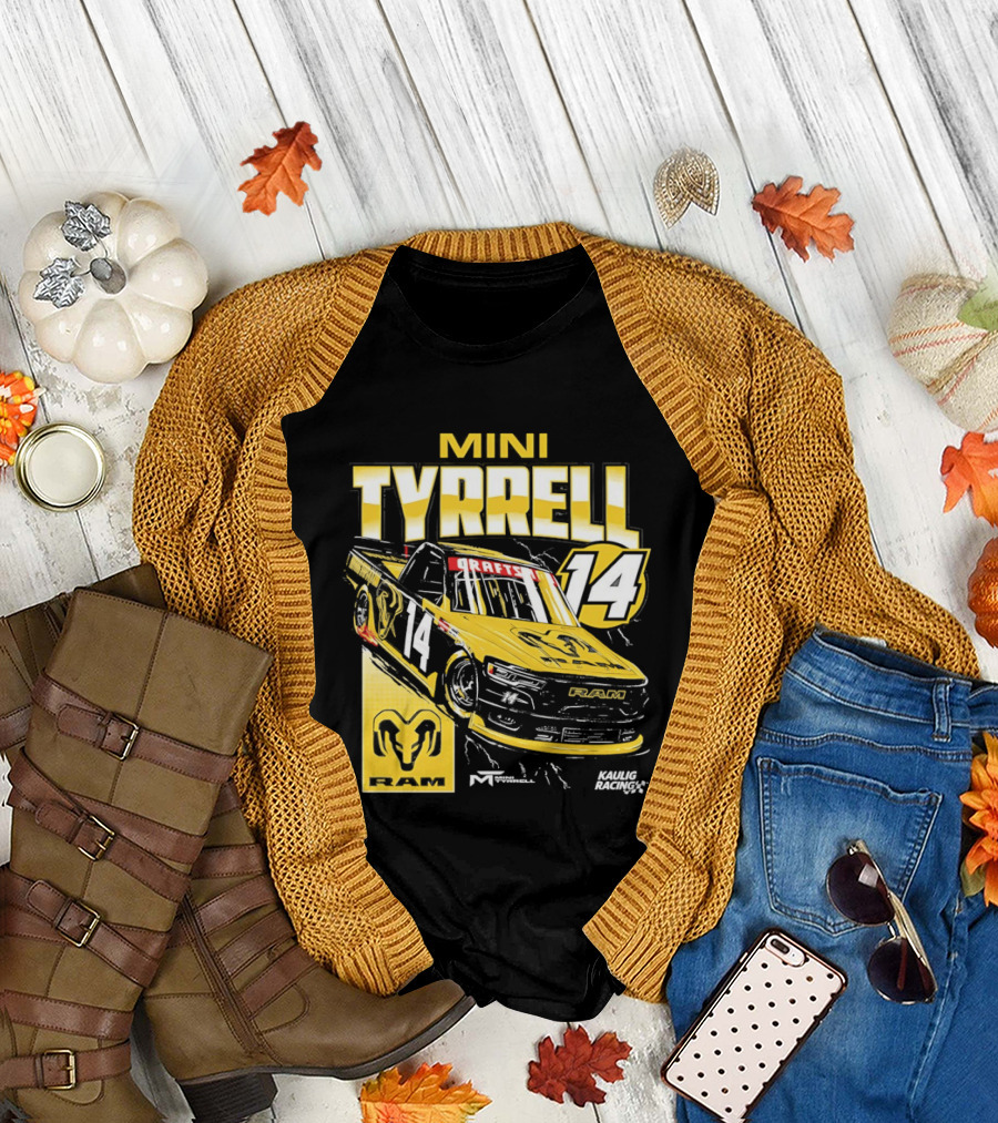 Mini Tyrell Kaulig Racing Ram NASCAR Craftsman 14 Car T-Shirt