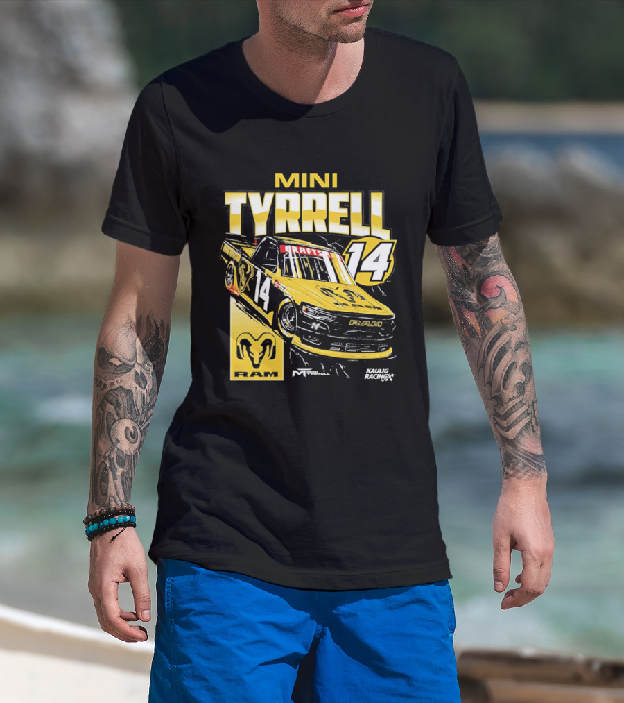 Mini Tyrell Kaulig Racing Ram NASCAR Craftsman 14 Car T-Shirt